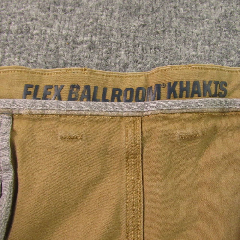 Duluth Trading Pants Mens 48x29 Flex Ballroom Khaki Work Brown Durable Workwear - Picture 3 of 14